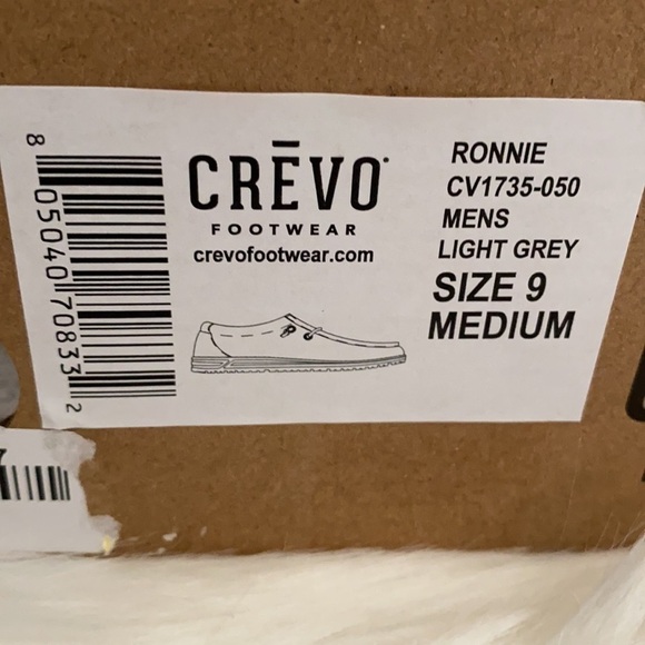 Nwt crēvo Ronnie slip on gray loafer sneakers - Picture 10 of 10